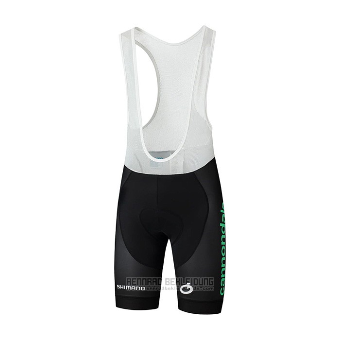 2021 Fahrradbekleidung Cannondale Shwarz Grun Trikot Kurzarm und Tragerhose - zum Schließen ins Bild klicken